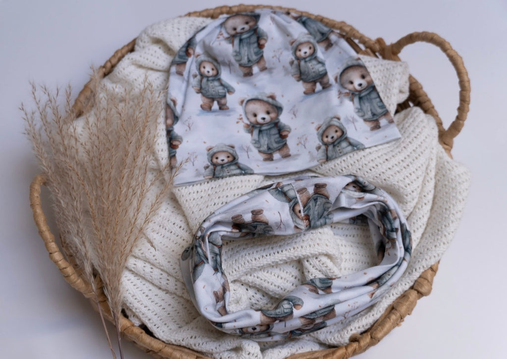 Set Căciuliță & Fular Little Bear