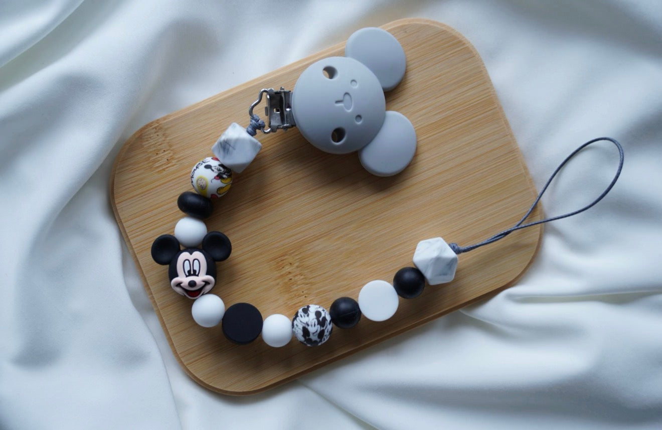 🐭 Lănțișor pentru suzetă Mickey Marble